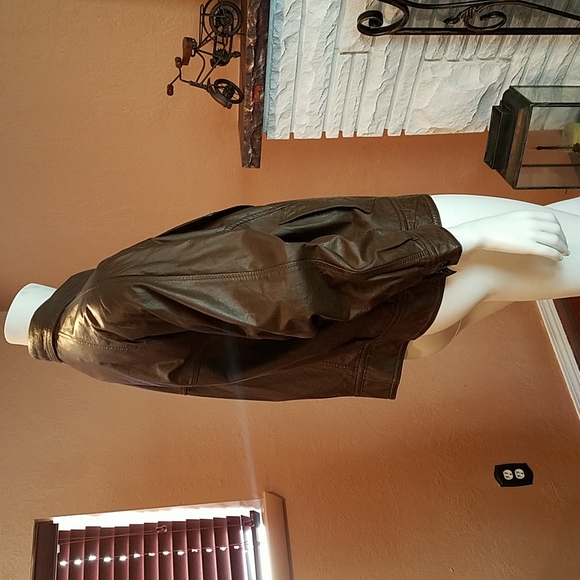 Vtg 1980s Genuine leather jacket - Picture 4 of 6